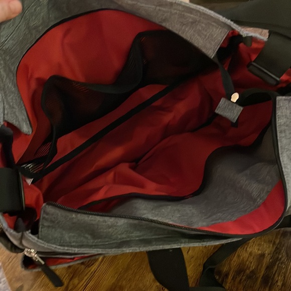 Skiphop HeatherGray Duo Double Signature Diaper Bag - Picture 9 of 9